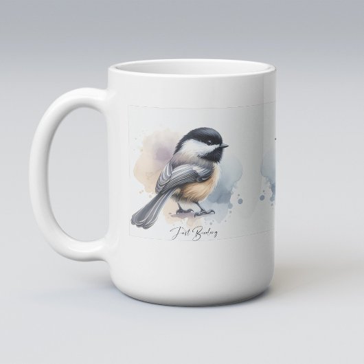 Nur Vogelbeobachtung Black Cap Chickadee Kaffeetasse