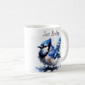 Nur Vogelbeobachtung Blue Jay Kaffeetasse (VorderseiteRechts)