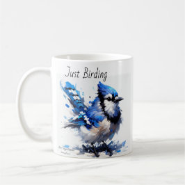 Nur Vogelbeobachtung Blue Jay Kaffeetasse