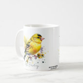 Nur Vogelbeobachtung/Gelbklemme Niedlich Kaffeetasse (Vorderseite Links)