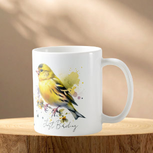 Nur Vogelbeobachtung/Gelbklemme Niedlich Kaffeetasse