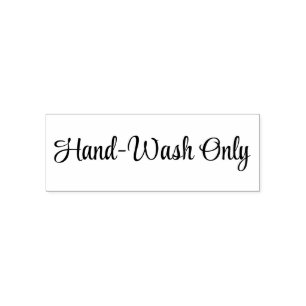 Nur von Hand waschen Stempel