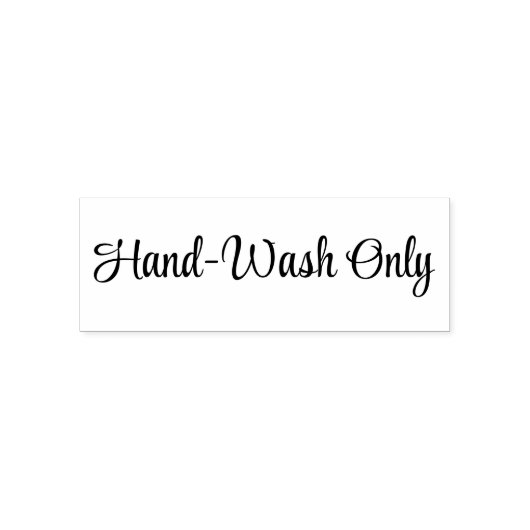 Nur von Hand waschen Stempel (Design)