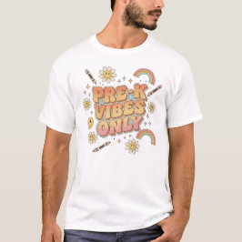 Nur Vor-K-Vibes – Groovy Retro-Lehrer und Schüler  T-Shirt