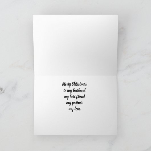 NUR WEIHNACHTEN AN MEIN **HUSBAND** (Innenseite)