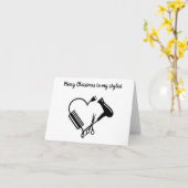 NUR WEIHNACHTSMASSNAHMEN AN ***MEIN STYLIST*** KARTE (Gelbe Blume)