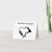 NUR WEIHNACHTSMASSNAHMEN AN ***MEIN STYLIST*** KARTE (Vorderseite)