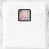 NUR WEIL AUFKLEBER (Tasche)
