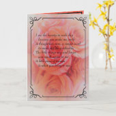 Nur weil, denken Sie, Lächeln Sie heute, Karte (Gelbe Blume)