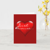 Nur weil Herzausdrücke Karte (Gelbe Blume)