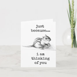 Nur weil, ich denke an dich, Card Karte