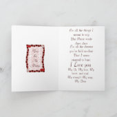 Nur weil ich dich Liebe habe Karte (Innenseite)