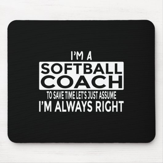 Nur weil ich immer recht habe - Lustiger Softll-Co Mousepad (Vorne)