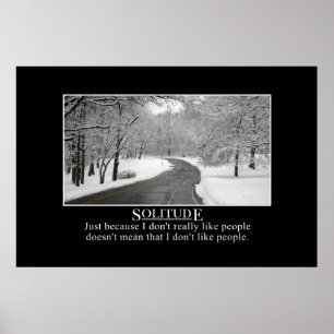 Nur weil ich Menschen nicht mag, ist es nicht geme Poster