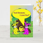 Nur weil ich Sie Liebe Karte (Gelbe Blume)