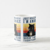 Nur weil ich wach bin, bin ich nicht Gemein, berei Kaffeetasse (Mittel)