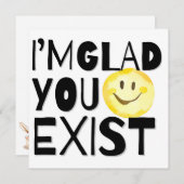 Nur weil Karte (Vorne/Hinten)