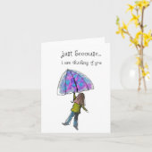 Nur weil Karte, Wasserfarben der Folklorekunst, dr Karte (Gelbe Blume)