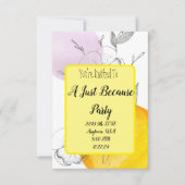 Nur weil Lässig Einladung (Vorderseite)