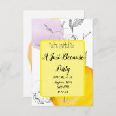 Nur weil Lässig Einladung (Vorne/Hinten)