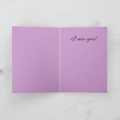 Nur weil - Lilac (Karte) Karte (Innenseite)