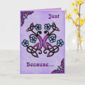 Nur weil - Lilac (Karte) Karte (Gelbe Blume)