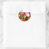 Nur weil_ runder aufkleber (Tasche)