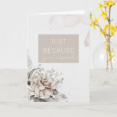 Nur weil Sie besondere Blumengruß sind Karte (Gelbe Blume)