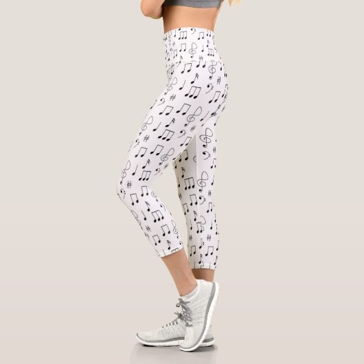 Nur weiß notiert capri leggings (Links)