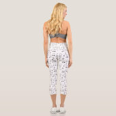 Nur weiß notiert capri leggings (Rückseite)