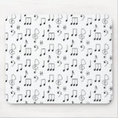 Nur weiß notiert mousepad (Vorne)