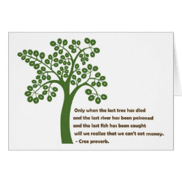 Nur wenn der letzte Baum