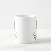 Nur wenn der letzte Baum gefällt wird.......... Kaffeetasse (Mittel)