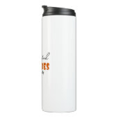 "Nur Wicked Vibes" - Halloween Black Hexe - Thermosbecher (Nach rechts gedreht)