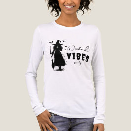 "Nur Wicked Vibes" - Halloween Black Hexe - Tri-Blend Shirt