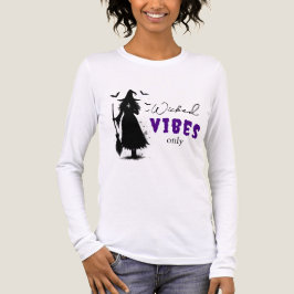 "Nur Wicked Vibes" - Halloween Black Hexe - Tri-Blend Shirt