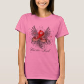 Nur Winged hohe Spitzen-Front T-Shirt (Vorderseite)