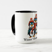 Nur Winter Vibes Tasse (Vorderseite Links)