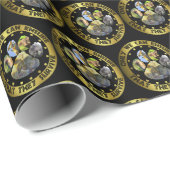 Nur wir können das Naturschutzfest Geschenkpapier (Rolleneckpunkt)