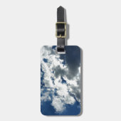 Nur Wolken Gepäckanhänger (Vorderseite vertikal)