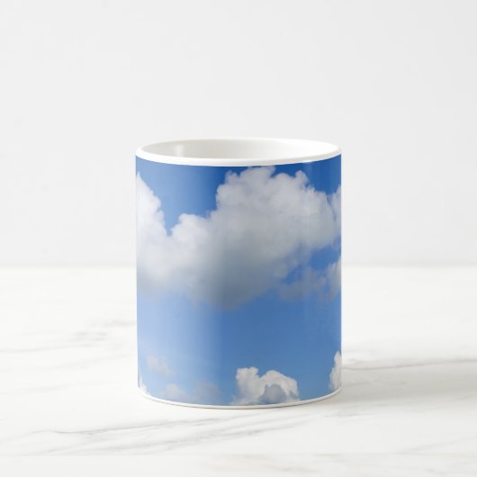 Nur Wolken Kaffee Tasse (Mittel)