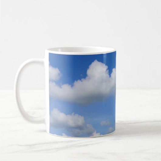 Nur Wolken Kaffee Tasse (Links)