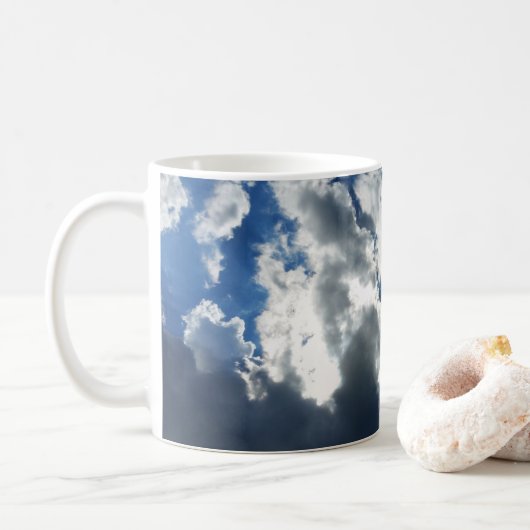 Nur Wolken Kaffeetasse (Mit Donut)