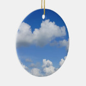 Nur Wolken Keramik Ornament (Rechts)