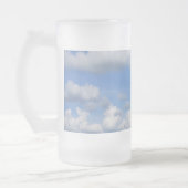 Nur Wolken Mattierte Tasse (Links)