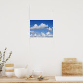 Nur Wolken Poster (Küche)