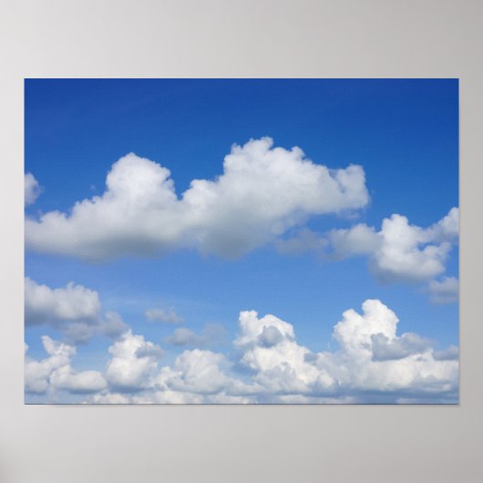 Nur Wolken Poster (Vorne)