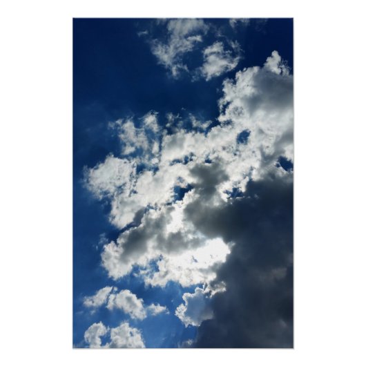 Nur Wolken Poster (Vorderseite)