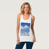 Nur Wolken Tank Top (Vorderseite Vollansicht)
