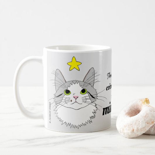 Nur Wunder Gizmo Ragdoll Cat Inspiration Kaffeetasse (Mit Donut)
